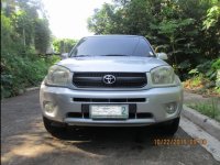 Selling Silver Toyota Rav4 2004 SUV / MPV at 155000 in Antipolo