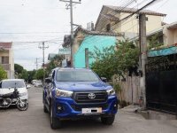 Blue Toyota Hilux 2018 for sale in Automatic