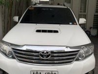 White Toyota Fortuner 2014 Automatic for sale 