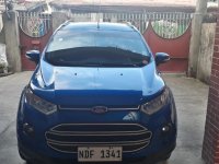 Blue Ford Ecosport 2016 for sale in Manual