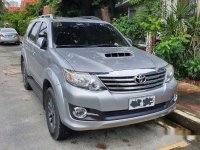 Silver Toyota Fortuner 2015 Automatic for sale 