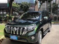 Selling Green Toyota Land cruiser prado 2014 in Manila