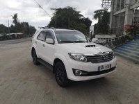 White Toyota Fortuner 2015 for sale in Manual