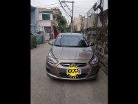 Sell Brown 2014 Hyundai Accent Sedan at 26300 in Quezon City