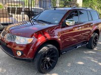 Red Mitsubishi Montero 2009 for sale in Manila