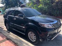 Black Toyota Fortuner 2013 Automatic for sale 