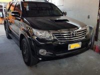 Black Toyota Fortuner 2014 Automatic for sale 