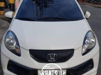 White Honda Brio 2015 Hatchback for sale in Quezon
