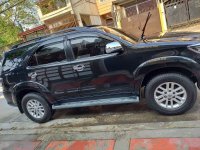 Black Toyota Fortuner 2013 SUV / MPV for sale in Quezon City