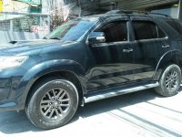 Black Toyota Fortuner 2014 SUV / MPV for sale in Manila