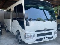 White Toyota Coaster for sale in Manila