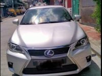 Silver Lexus Ct200h 2014 for sale in Quezon City