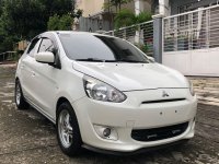 White Mitsubishi Mirage for sale in Quezon City