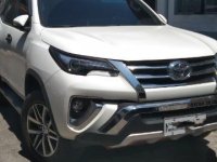 Pearl White Toyota Fortuner 2016 for sale in Valenzuela