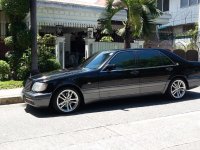 Black Mercedes-Benz S-Class 1995 for sale in Quezon City