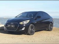 Black Hyundai Accent 2016 for sale in Quezon City