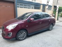 Purple Mitsubishi Mirage 2017 Hatchback at 7000 km for sale in Manila