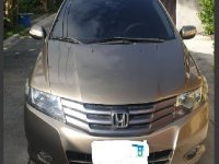 Beige Honda City 2010 Sedan at 95000 km for sale in Manila