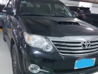 Black Toyota Fortuner 2015 for sale in Makati City