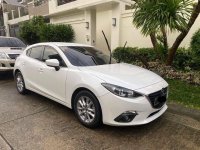 White Mazda 3 2016 for sale in Quezon City