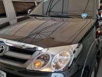 Black Toyota Fortuner 2008 for sale in Quezon City