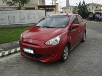 Red Mitsubishi Mirage 2015 for sale in Bacoor