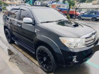 Black Toyota Fortuner 2010 for sale in Manila