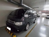 Black Toyota Hiace Super Grandia 2013 for sale in Manila