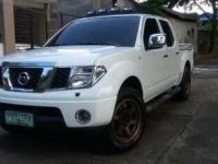 White Nissan Frontier 2010 for sale in Manila