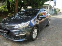 Black Kia Rio 2016 for sale in Quezon City