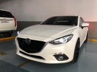 Pearlwhite Mazda 3 2015 for sale in Manila