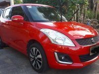 Red Suzuki Swift 2016 for sale in Las Pinas