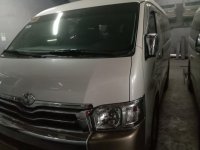 Pearlwhite Toyota Hi Ace Super Grandia 2017 for sale in Quezon City