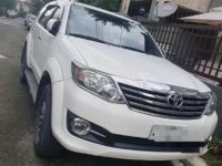 Pearl White Toyota Fortuner 2018 for sale in Calamba