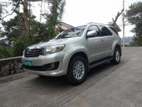 Silver Toyota Fortuner 2013 for sale in San Isidro