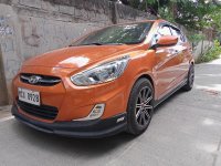 Orange Hyundai Accent 2016