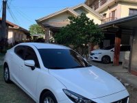 Pearl White Mazda 3 2017 