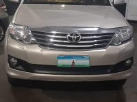 Silver Toyota Fortuner 2013