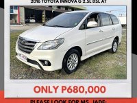 Sell White 2016 Toyota Innova