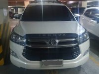 Pearl White Toyota Innova 2018