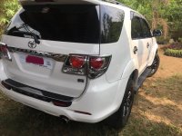 White Toyota Fortuner 2015