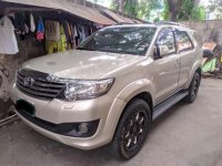 Silver Toyota Fortuner 2012