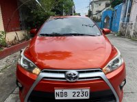 Sell Orange 2016 Toyota Yaris Hatchback at Automatic in  at 24600 in Malabon