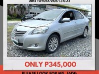 Sell 2012 Toyota Vios