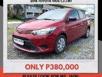 Sell 2016 Toyota Vios