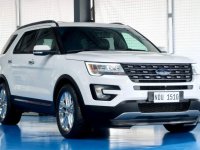 White Ford Explorer 2016 for sale in Quezon