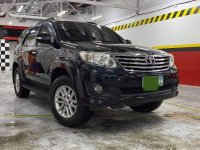 Black Toyota Fortuner 2012 for sale in Quezon