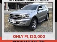 Selling Brightsilver Ford Everest 2018 in Mandaue