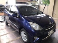 Blue Toyota Wigo 2016 for sale in Samal