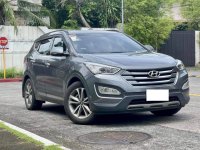 Grey Hyundai Santa Fe 2014 for sale in Makati